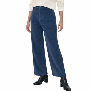 Everlane Corduroy Wide Leg Pants High Rise Women’s Size 4 Deep Peacock Blue